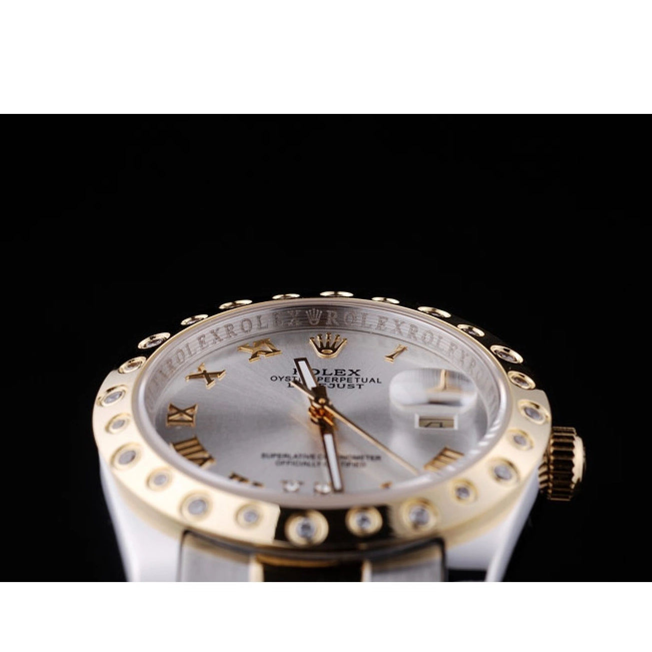 MiroTime 0721 Rolex Datejust Diamond Bezel White Dial 7464